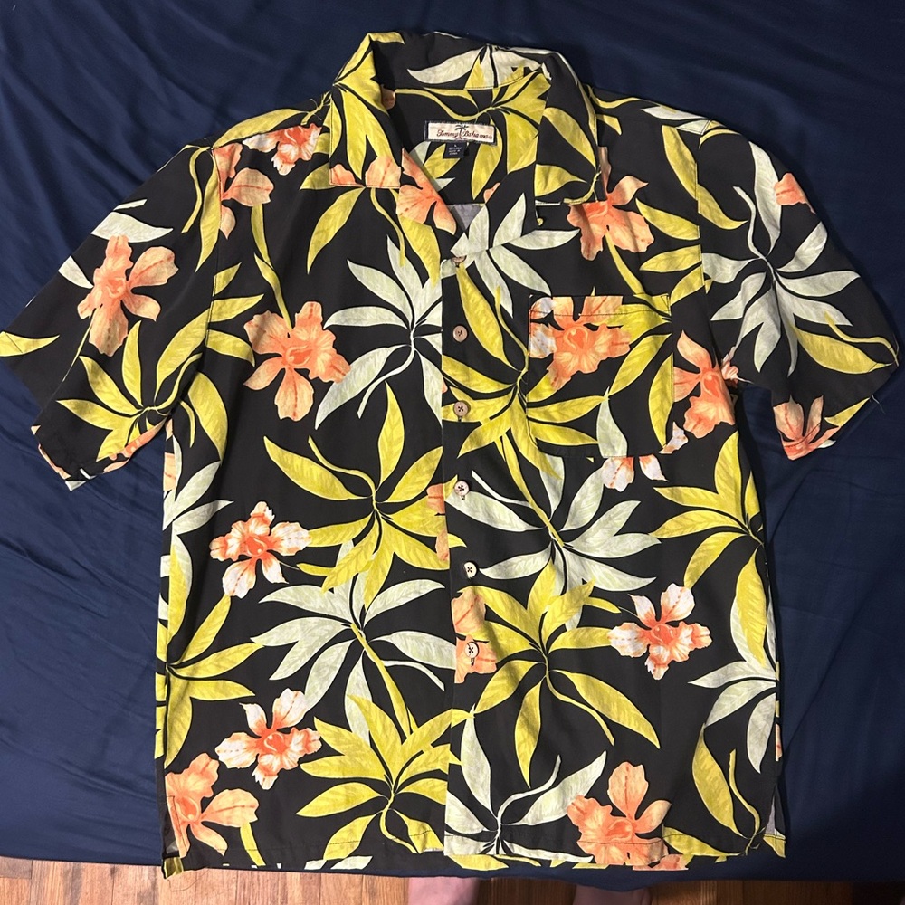 Tommy Bahama Silk Button up Relax Fit Mens Size L